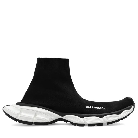 Balenciaga Black and White Sneakers